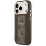 Etui Guess 4G Stripe MagSafe do iPhone   17 Pro brązowy na NearMe.pl