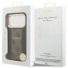 Etui Guess 4G Stripe MagSafe do iPhone   17 Pro brązowy na NearMe.pl