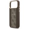 Etui Guess 4G Stripe MagSafe do iPhone   17 Pro Max brązowy na NearMe.pl