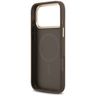 Etui Guess 4G Stripe MagSafe do iPhone   17 Pro Max brązowy na NearMe.pl