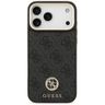 Etui Guess 4G Strass Logo & Big Strap    Metal Buttons MagSafe do iPhone 17 Pro Max czarny na NearMe.pl