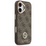 Etui Guess 4G Strass Logo & Big Strap    Metal Buttons MagSafe do iPhone 17 brązowy na NearMe.pl