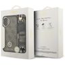 Etui Guess 4G Strass Logo & Big Strap    Metal Buttons MagSafe do iPhone 17 brązowy na NearMe.pl