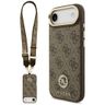 Etui Guess 4G Strass Logo & Big Strap    Metal Buttons MagSafe do iPhone Air brązowy na NearMe.pl