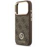 Etui Guess 4G Strass Logo & Big Strap    Metal Buttons MagSafe do iPhone 17 Pro brązowy na NearMe.pl