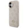 Etui Guess 4G Strass Logo & Big Strap    Metal Buttons MagSafe do iPhone 17 różowy na NearMe.pl