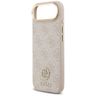 Etui Guess 4G Strass Logo & Big Strap    Metal Buttons MagSafe do iPhone Air różowy na NearMe.pl