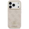 Etui Guess 4G Strass Logo & Big Strap    Metal Buttons MagSafe do iPhone 17 Pro różowy na NearMe.pl