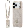Etui Guess 4G Strass Logo & Big Strap    Metal Buttons MagSafe do iPhone 17 Pro różowy na NearMe.pl