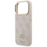 Etui Guess 4G Strass Logo & Big Strap    Metal Buttons MagSafe do iPhone 17 Pro różowy na NearMe.pl