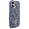 Etui Guess 4G Strass Logo & Big Strap    Metal Buttons MagSafe do iPhone 17 niebieski na NearMe.pl