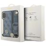Etui Guess 4G Strass Logo & Big Strap    Metal Buttons MagSafe do iPhone 17 niebieski na NearMe.pl