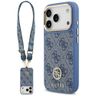 Etui Guess 4G Strass Logo & Big Strap    Metal Buttons MagSafe do iPhone 17 Pro niebieski na NearMe.pl