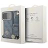 Etui Guess 4G Strass Logo & Big Strap    Metal Buttons MagSafe do iPhone 17 Pro niebieski na NearMe.pl