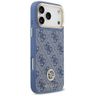 Etui Guess 4G Strass Logo & Big Strap    Metal Buttons MagSafe do iPhone 17 Pro Max niebieski na NearMe.pl