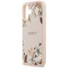 Etui Guess Grained Flowers Classic Logo  MagSafe do iPhone 17 różowy na NearMe.pl