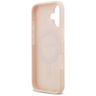 Etui Guess Grained Flowers Classic Logo  MagSafe do iPhone 17 różowy na NearMe.pl