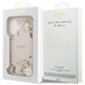 Etui Guess Grained Flowers Classic Logo  MagSafe do iPhone 17 różowy na NearMe.pl