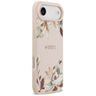 Etui Guess Grained Flowers Classic Logo  MagSafe do iPhone Air różowy na NearMe.pl