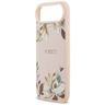Etui Guess Grained Flowers Classic Logo  MagSafe do iPhone Air różowy na NearMe.pl