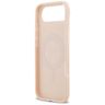 Etui Guess Grained Flowers Classic Logo  MagSafe do iPhone Air różowy na NearMe.pl