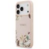 Etui Guess Grained Flowers Classic Logo MagSafe do iPhone 17 Pro Max różowy na NearMe.pl