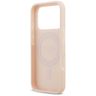 Etui Guess Grained Flowers Classic Logo MagSafe do iPhone 17 Pro Max różowy na NearMe.pl