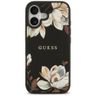 Etui Guess Grained Flowers Classic Logo  MagSafe do iPhone 17 czarny na NearMe.pl