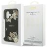 Etui Guess Grained Flowers Classic Logo  MagSafe do iPhone 17 czarny na NearMe.pl
