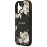 Etui Guess Grained Flowers Classic Logo  MagSafe do iPhone 17 czarny na NearMe.pl