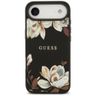 Etui Guess Grained Flowers Classic Logo  MagSafe do iPhone Air czarny na NearMe.pl