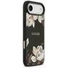 Etui Guess Grained Flowers Classic Logo  MagSafe do iPhone Air czarny na NearMe.pl