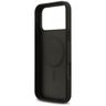 Etui Guess Grained Flowers Classic Logo  MagSafe do iPhone 17 Pro Max czarny na NearMe.pl