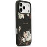 Etui Guess Grained Flowers Classic Logo  MagSafe do iPhone 17 Pro Max czarny na NearMe.pl