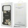 Etui Guess Grained Flowers Classic Logo  MagSafe do iPhone 17 Pro Max czarny na NearMe.pl