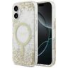 Etui Guess Resin Bottom Glitter MagSafe  do iPhone 17 złoty na NearMe.pl