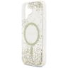 Etui Guess Resin Bottom Glitter MagSafe  do iPhone 17 złoty na NearMe.pl