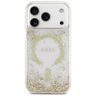 Etui Guess Resin Bottom Glitter MagSafe  do iPhone 17 Pro złoty na NearMe.pl