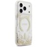 Etui Guess Resin Bottom Glitter MagSafe  do iPhone 17 Pro złoty na NearMe.pl