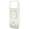 Etui Guess Resin Bottom Glitter MagSafe  do iPhone 17 Pro złoty na NearMe.pl