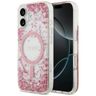 Etui Guess Resin Bottom Glitter MagSafe  do iPhone 17 różowy na NearMe.pl