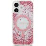 Etui Guess Resin Bottom Glitter MagSafe  do iPhone 17 różowy na NearMe.pl