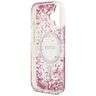 Etui Guess Resin Bottom Glitter MagSafe  do iPhone 17 różowy na NearMe.pl