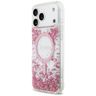 Etui Guess Resin Bottom Glitter MagSafe  do iPhone 17 Pro Max różowy na NearMe.pl