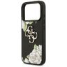 Etui Guess Grained Roses & Big 4G Logo   do iPhone 17 Pro czarny na NearMe.pl
