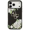 Etui Guess Grained Roses & Big 4G Logo   do iPhone 17 Pro Max czarny na NearMe.pl