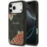 Etui Guess 4G Flowers Print MagSafe do   iPhone 17 Pro czarny na NearMe.pl