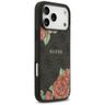 Etui Guess 4G Flowers Print MagSafe do   iPhone 17 Pro czarny na NearMe.pl