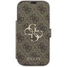 Etui Guess Book 4G Metal Logo do iPhone  17 Pro brązowy na NearMe.pl