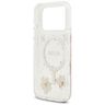 Etui Guess Resin Flowers Glitter MagSafe do iPhone 17 Pro różowy na NearMe.pl